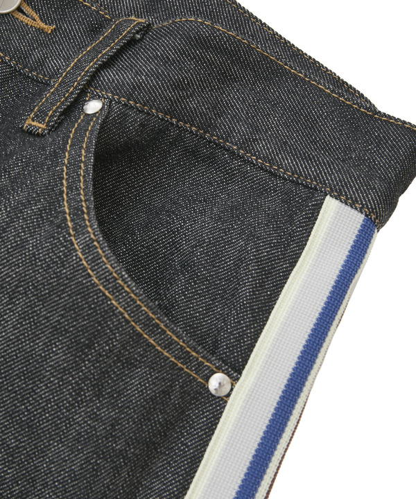 【kotohayokozawa】SIDE LINE WIDE FLARE DENIM PANTS 詳細画像 7