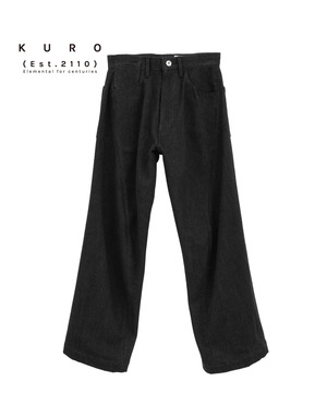 【KURO】LOOSE DENIM PANTS