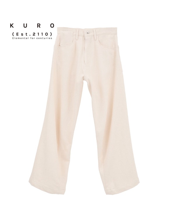 【KURO】LOOSE DENIM PANTS 詳細画像 ホワイト 1
