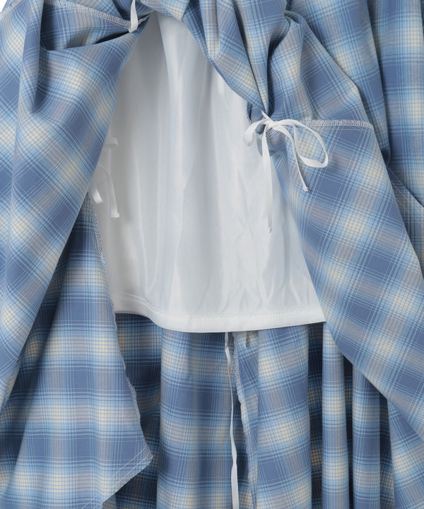 【PENDLETON】STAR★ CUT FLANNEL CHECKED GATHER SKIRT 詳細画像 10