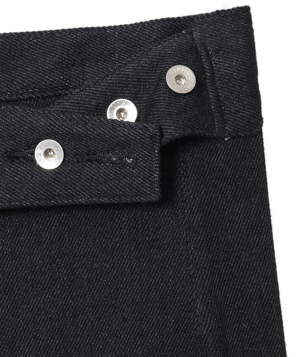 【KURO】PLEATED DENIM SKIRT 詳細画像 3
