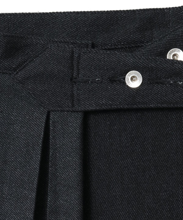 【KURO】PLEATED DENIM SKIRT 詳細画像 4