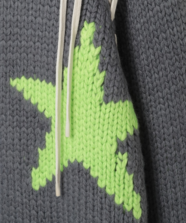 【kotohayokozawa】LACE-UP LOWGAGE COWICHAN SWEATER 詳細画像 16