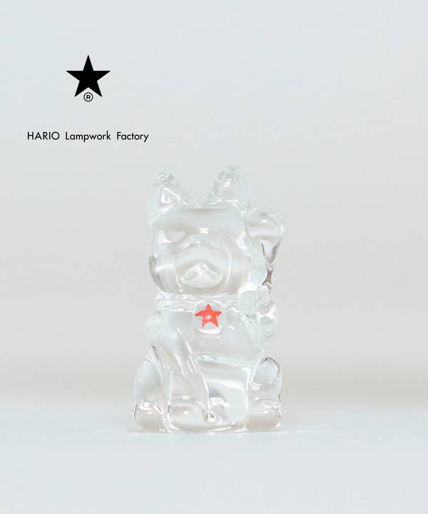 【HARIO Lampwork Factory】GLASS MANEKI-NEKO/招き猫 詳細画像 レッド 1