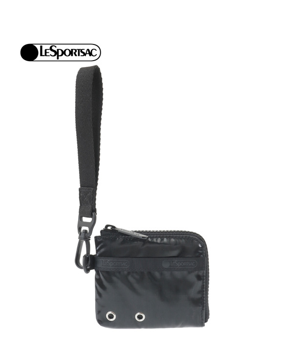 【LeSportsac】SLIM WALLET w/ STRAP 詳細画像 ブラック 1