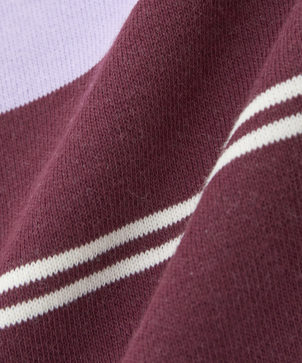 【kotohayokozawa】MULTI BORDER RUGGER DRESS 詳細画像 11