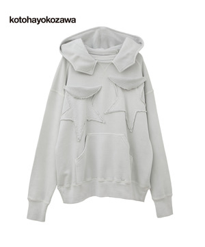 【kotohayokozawa】STAR★ PATCH HOODIE (SET UP)