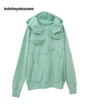 【kotohayokozawa】STAR★ PATCH HOODIE (SET UP)