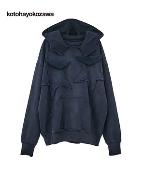 【kotohayokozawa】STAR★ PATCH HOODIE (SET UP)