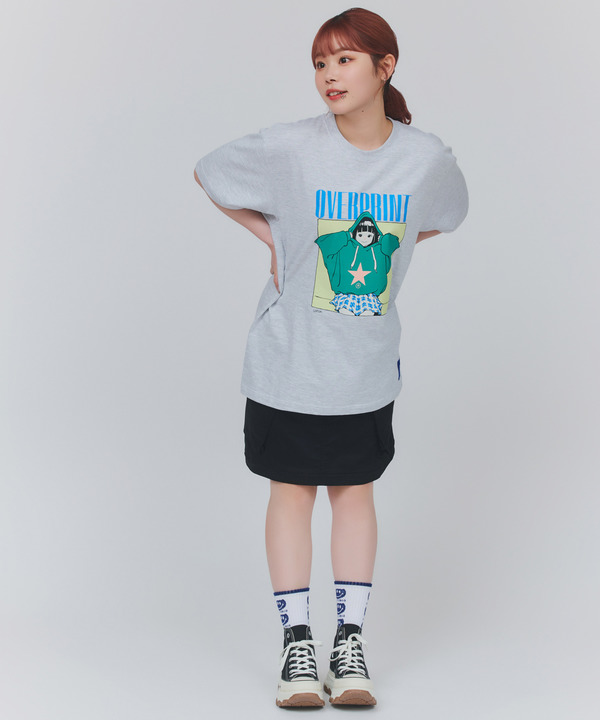 【over print】HOODIE GIRL TEE (古塔つみ) 詳細画像 10