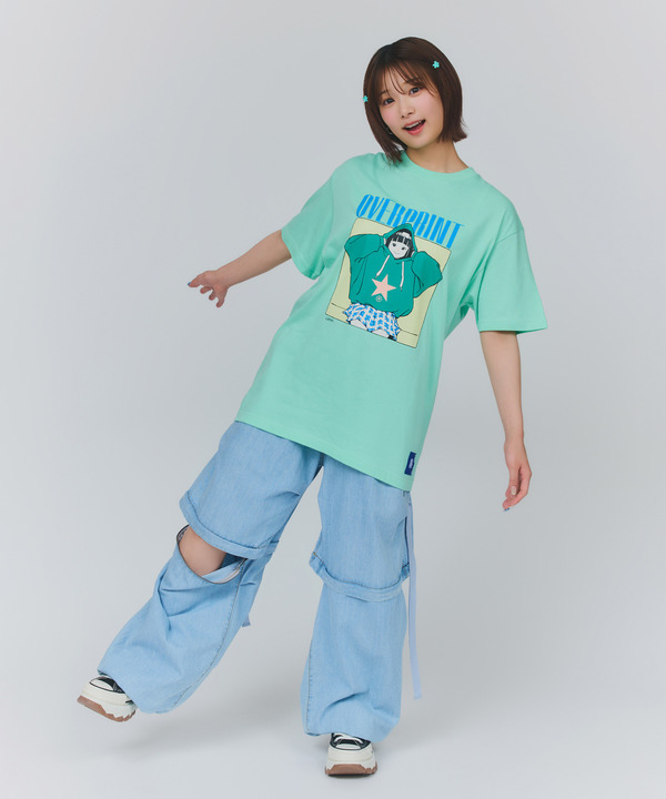 【over print】HOODIE GIRL TEE (古塔つみ) 詳細画像 13