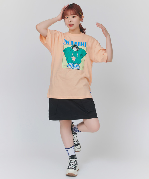 【over print】HOODIE GIRL TEE (古塔つみ) 詳細画像 19