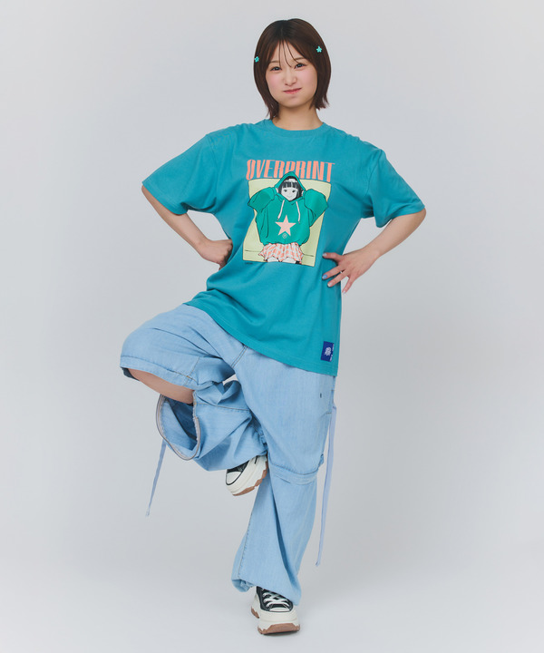 【over print】HOODIE GIRL TEE (古塔つみ) 詳細画像 22