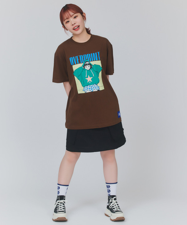 【over print】HOODIE GIRL TEE (古塔つみ) 詳細画像 25