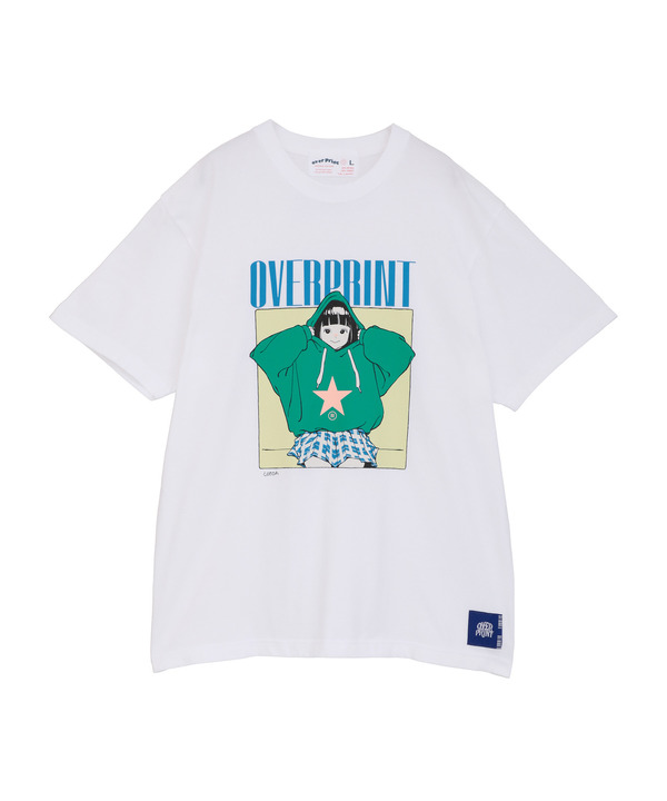 【over print】HOODIE GIRL TEE (古塔つみ) 詳細画像 28