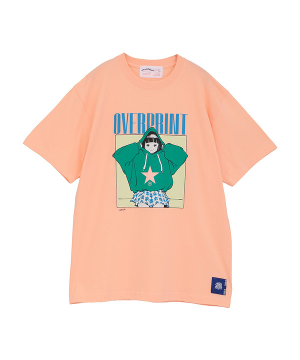 【over print】HOODIE GIRL TEE (古塔つみ) 詳細画像 30