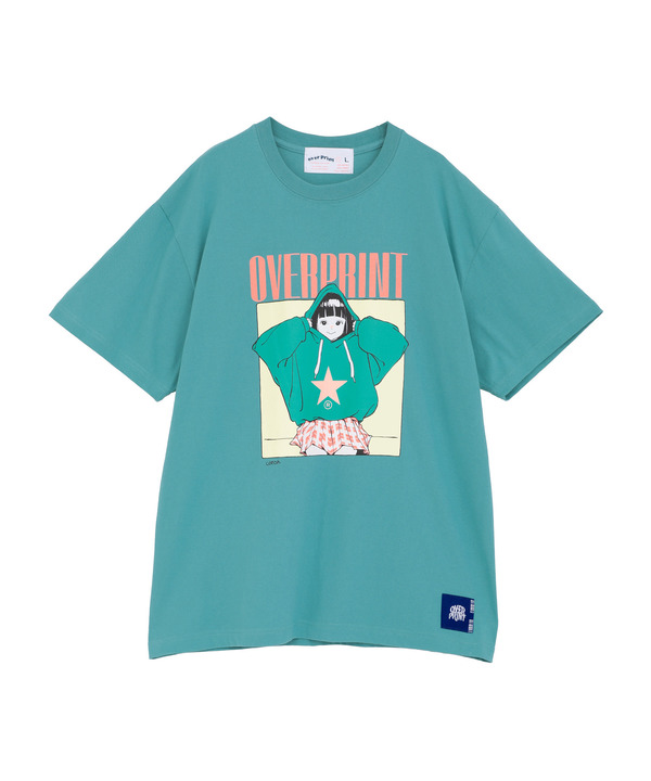 【over print】HOODIE GIRL TEE (古塔つみ) 詳細画像 36