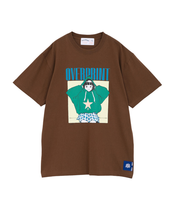 【over print】HOODIE GIRL TEE (古塔つみ) 詳細画像 40