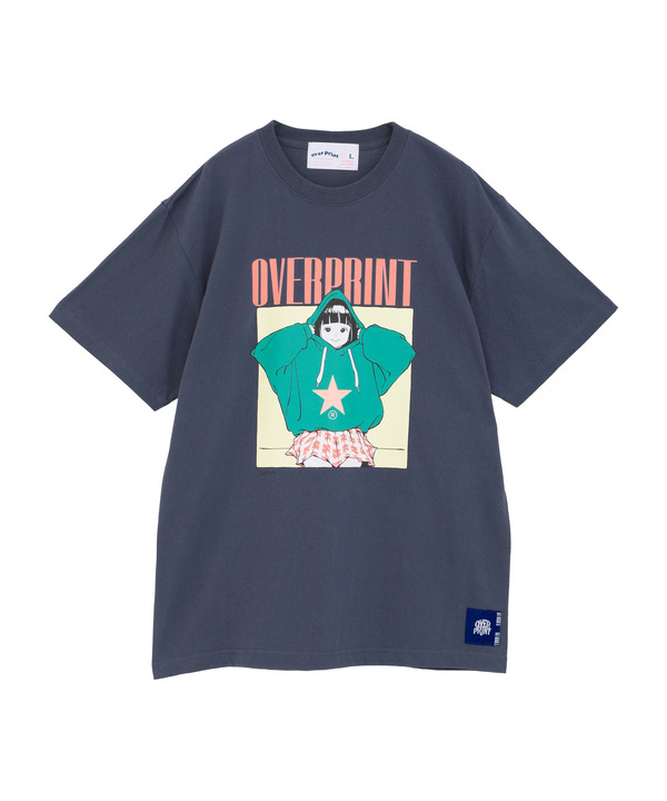 【over print】HOODIE GIRL TEE (古塔つみ) 詳細画像 44