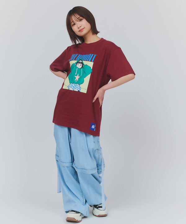【over print】HOODIE GIRL TEE (古塔つみ) 詳細画像 7