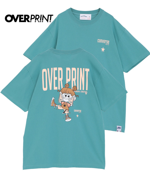 【over print】STREET GIRL TEE (ZERO ZERO HERO) 詳細画像 ブルーグリーン 1