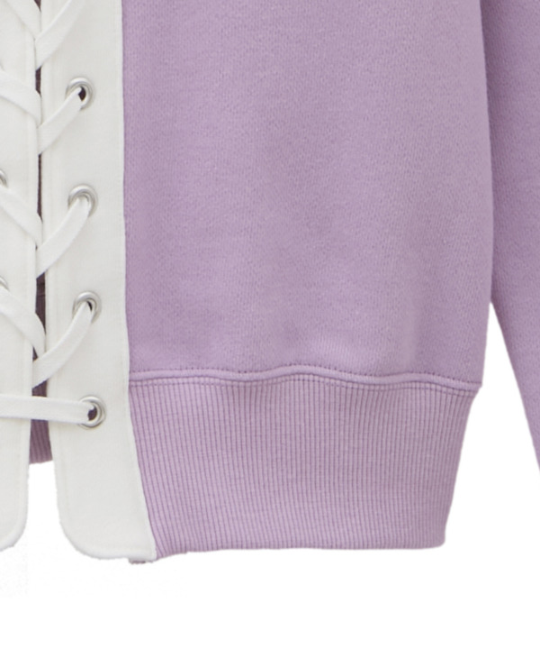 【kotohayokozawa】LACE-UP LOGO PULLOVER 詳細画像 6