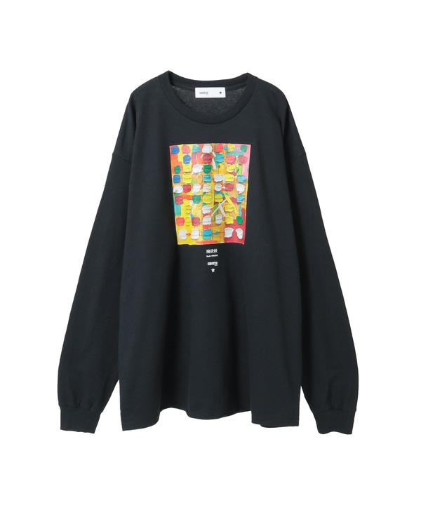 【南依岐/Ibuki Minami】ART PRINT LONGSLEEVE TEE 詳細画像 ブラック 1