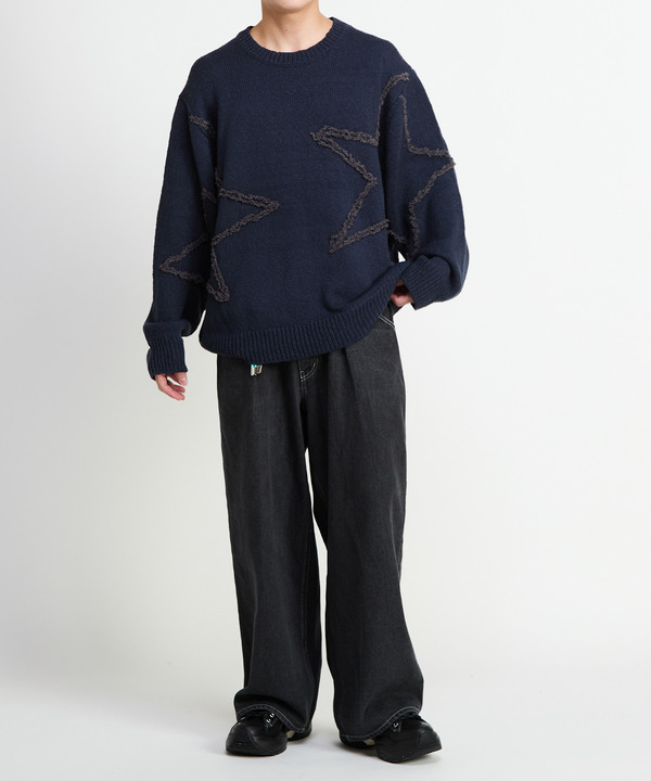STAR★ EMBROIDERY KNIT PULLOVER 詳細画像 10