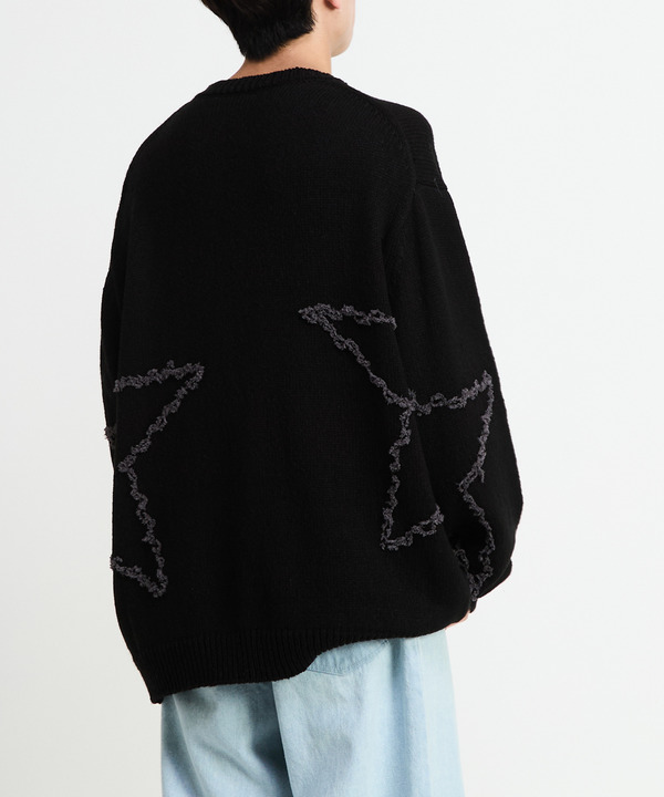 STAR★ EMBROIDERY KNIT PULLOVER 詳細画像 2