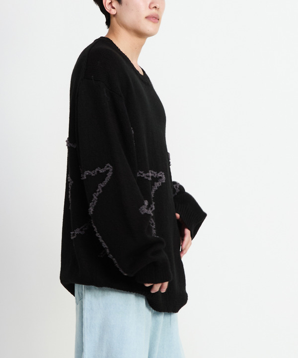 STAR★ EMBROIDERY KNIT PULLOVER 詳細画像 3