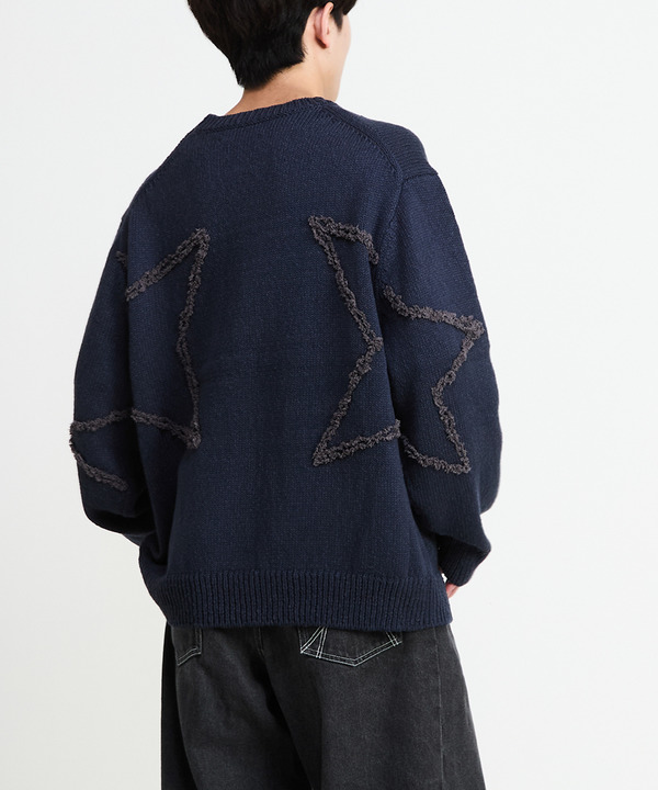 STAR★ EMBROIDERY KNIT PULLOVER 詳細画像 6