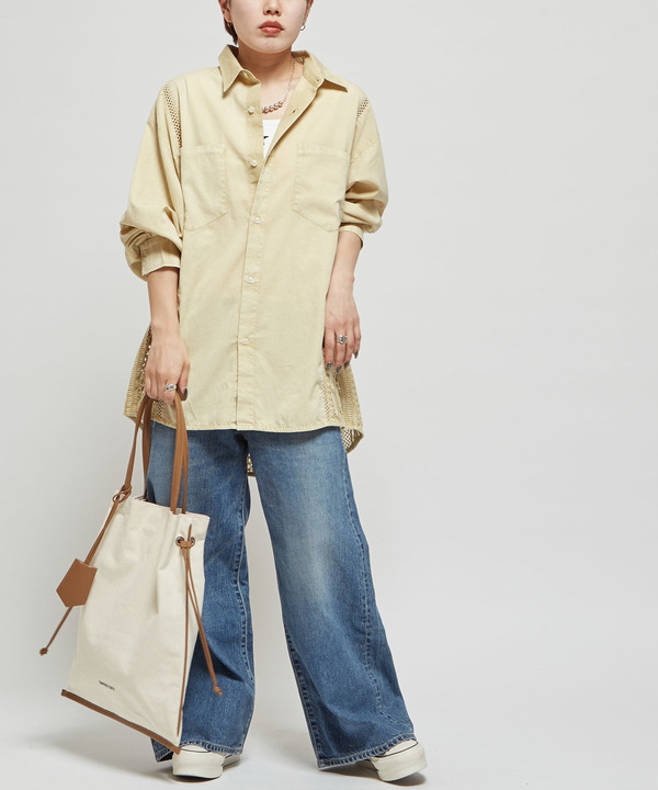 CANVAS GATHERED TOTE BAG 詳細画像 9