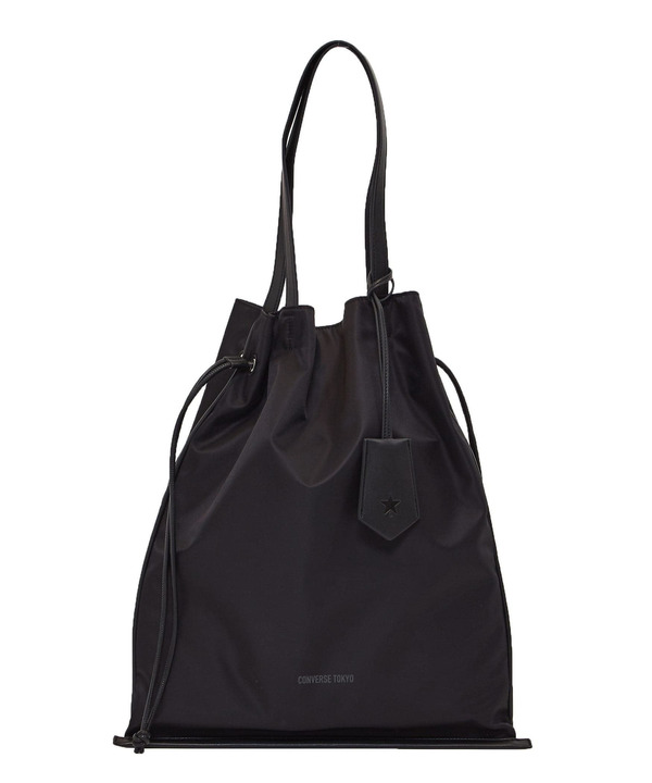 NYLON GATHERED TOTE BAG 詳細画像 ブラック 1