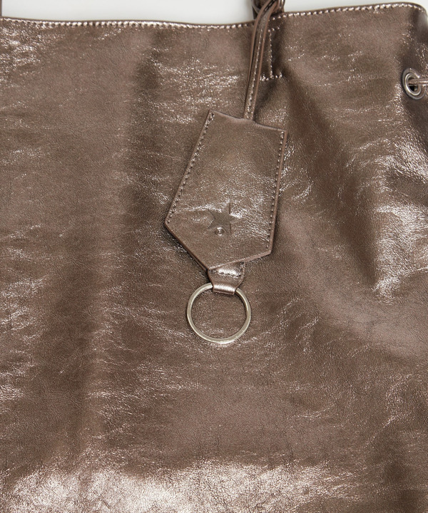 METALLIC GATHERED TOTE BAG 詳細画像 8