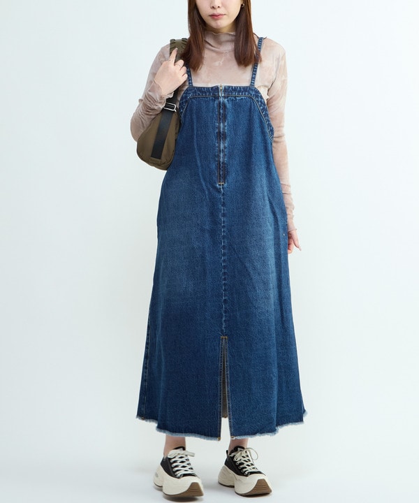 DENIM CAMISOLE DRESS 詳細画像 ブルー 1