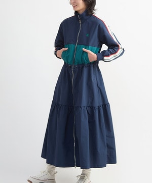 SIDE LINE TRACK TIERED DRESS