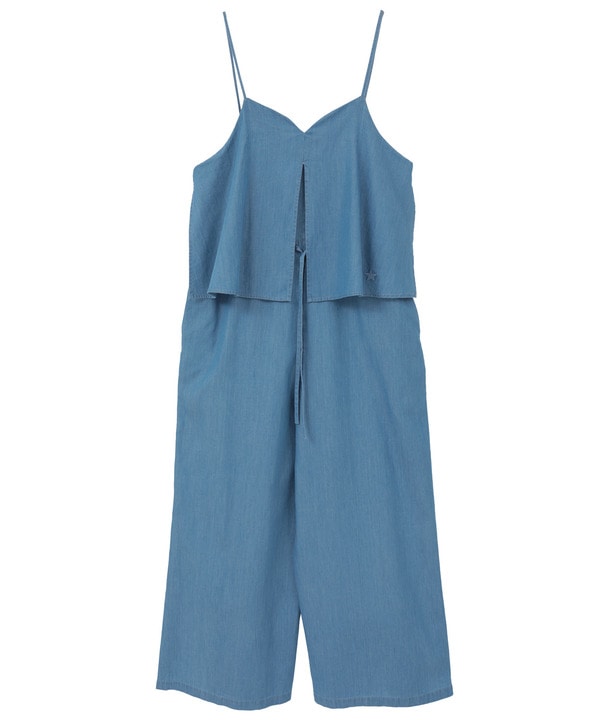 DENIM LAYERED ALL-IN-ONE 詳細画像 サックスブルー 1