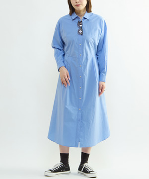 BUSTIER SET FLARE SHIRT DRESS