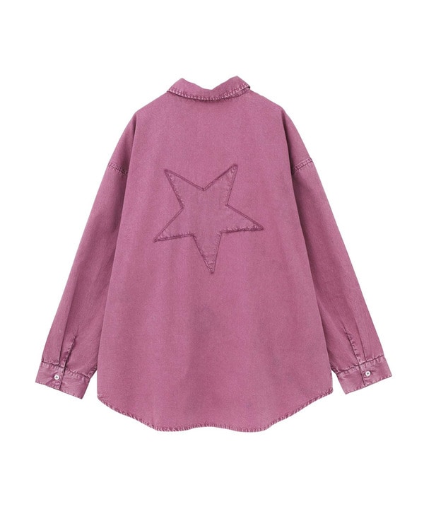 ACID WASH STAR★ PATCH SHIRT 詳細画像 21