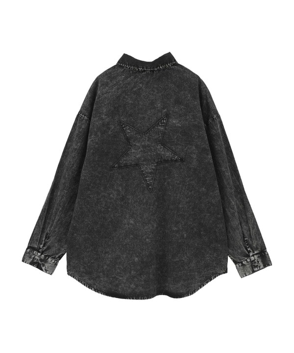 ACID WASH STAR★ PATCH SHIRT 詳細画像 23