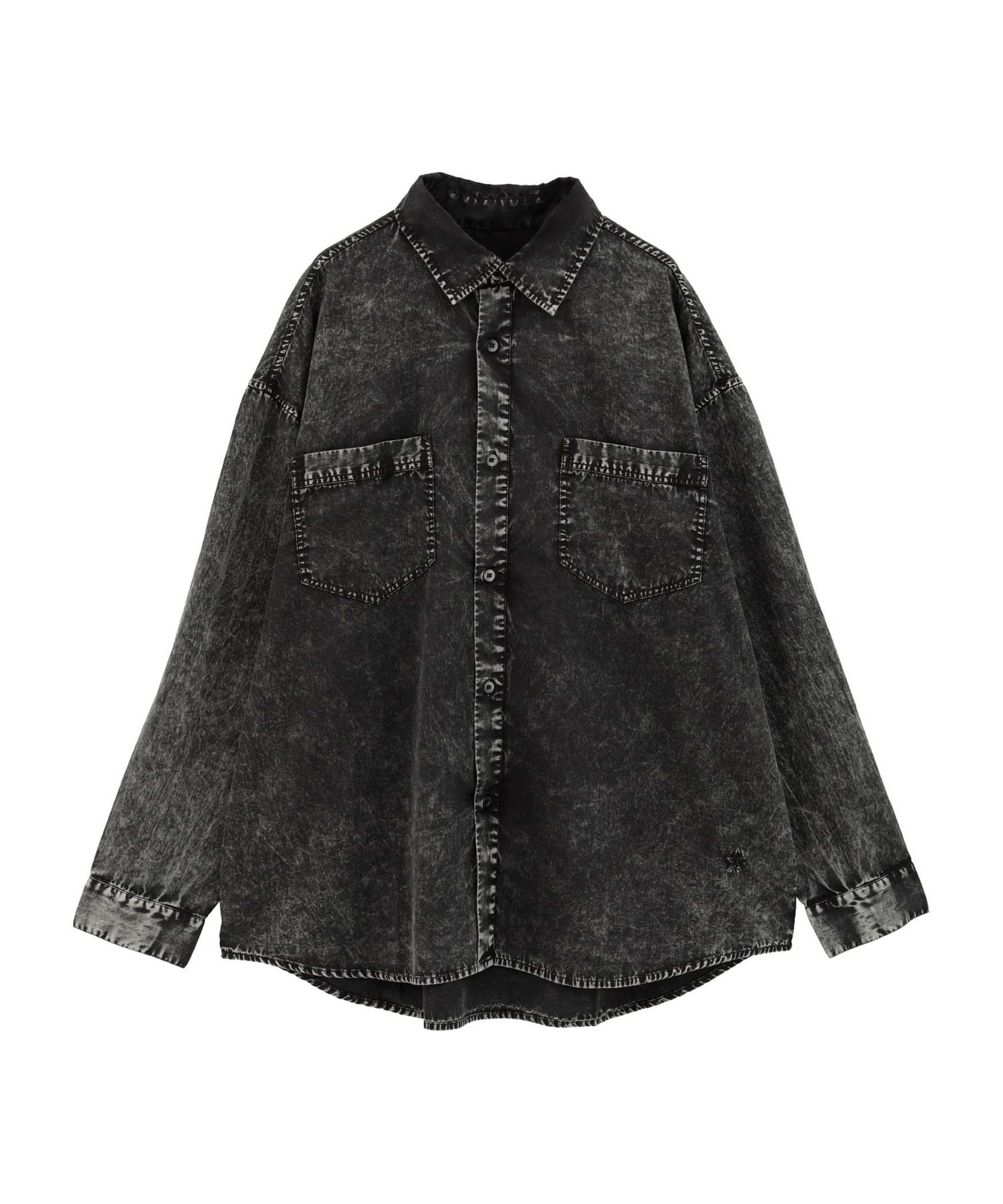 ACID WASH STAR☆ PATCH SHIRT｜CONVERSE TOKYO (コンバーストウキョウ