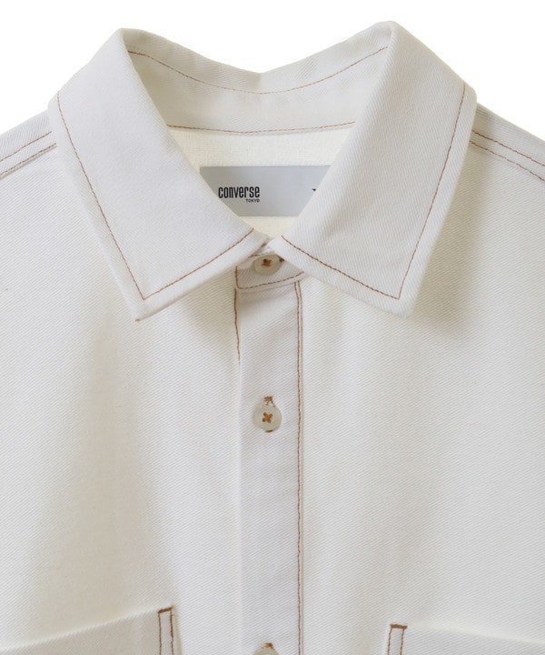 STAR★ PATCH OVERSIZED DENIM SHIRT 詳細画像 16