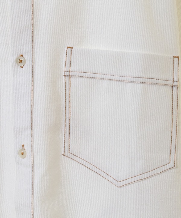 STAR★ PATCH OVERSIZED DENIM SHIRT 詳細画像 20