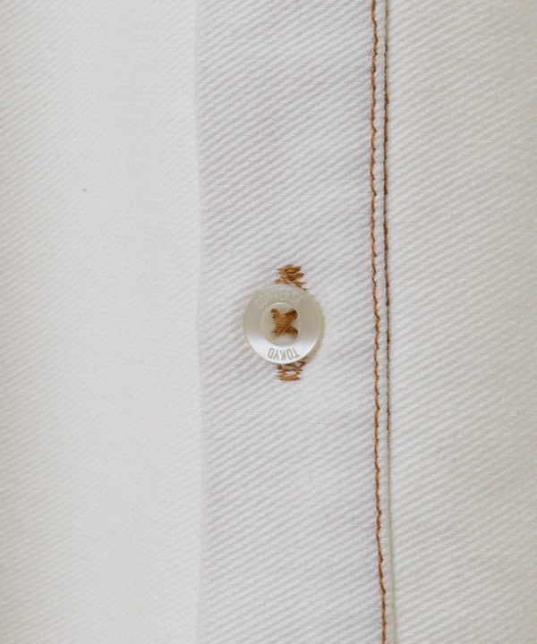 STAR★ PATCH OVERSIZED DENIM SHIRT 詳細画像 21