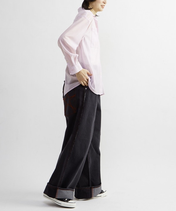 STAR★ PATCH GLITTER SHEER SHIRT 詳細画像 3