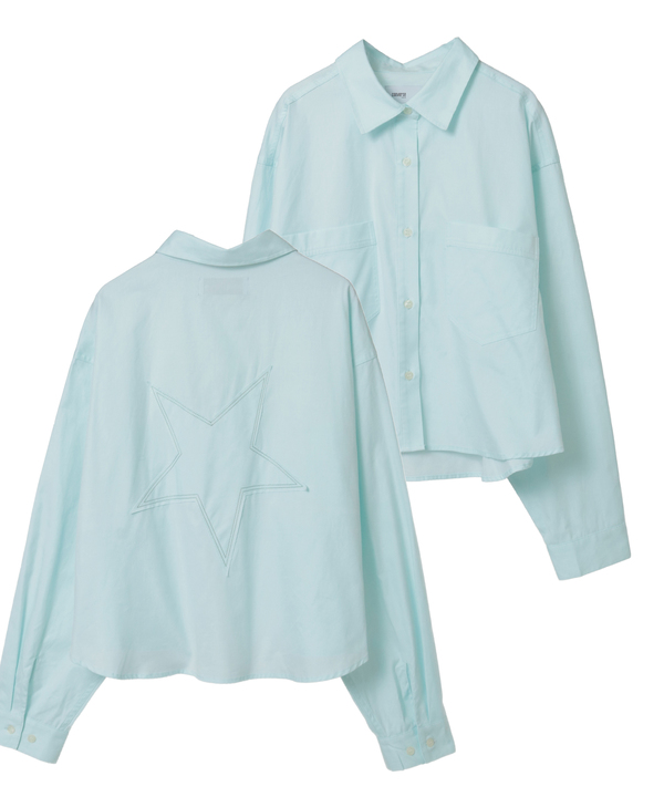 BACK STAR★ OXFORD SHORT SHIRT 詳細画像 ミント 1