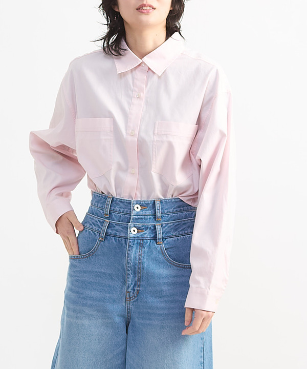 BACK STAR★ OXFORD SHORT SHIRT 詳細画像 ピンク 1