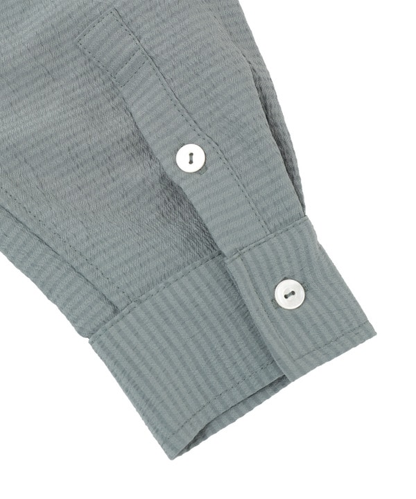 BACK SLIT SATIN SHIRT 詳細画像 14