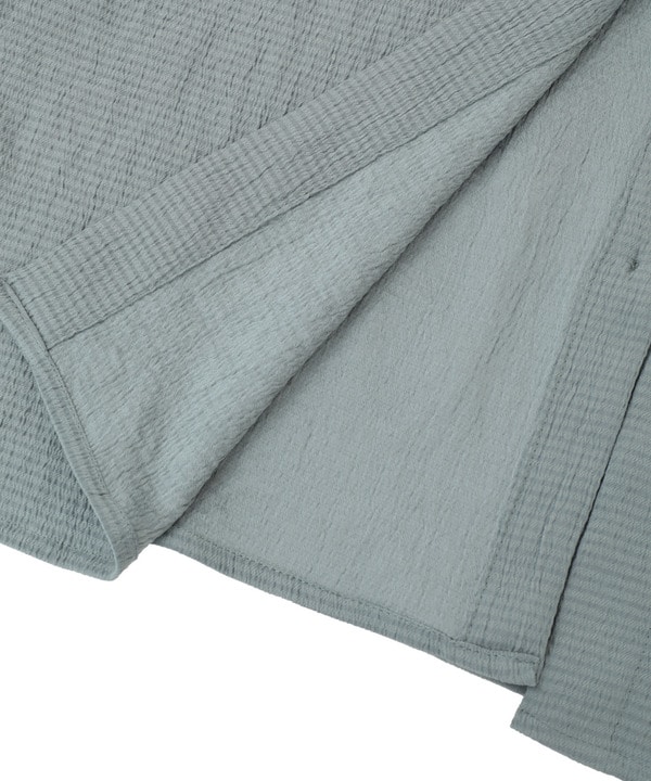 BACK SLIT SATIN SHIRT 詳細画像 20