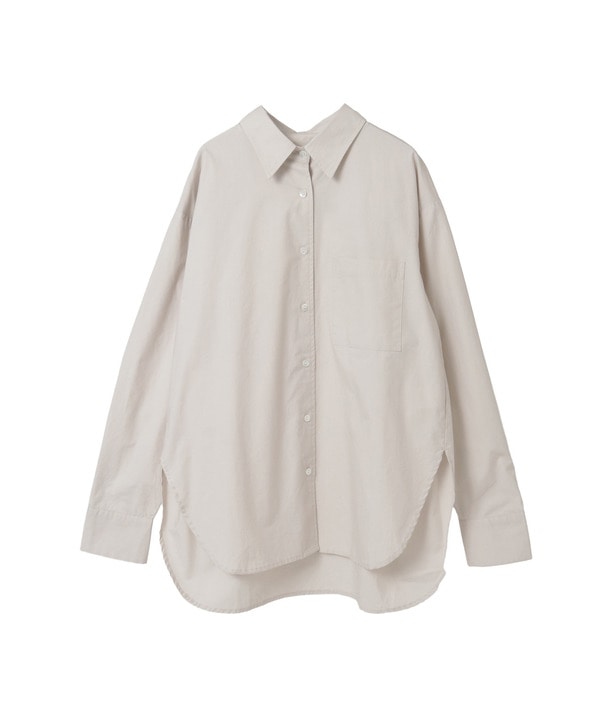 BACK TUCK BOX SHIRT 詳細画像 ライトベージュ 1